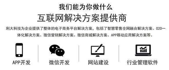 网站建设电商网站开发购物网站B2B2C商城网站PHP定制开发-【利大科技◆App微信开发】-猪八戒网